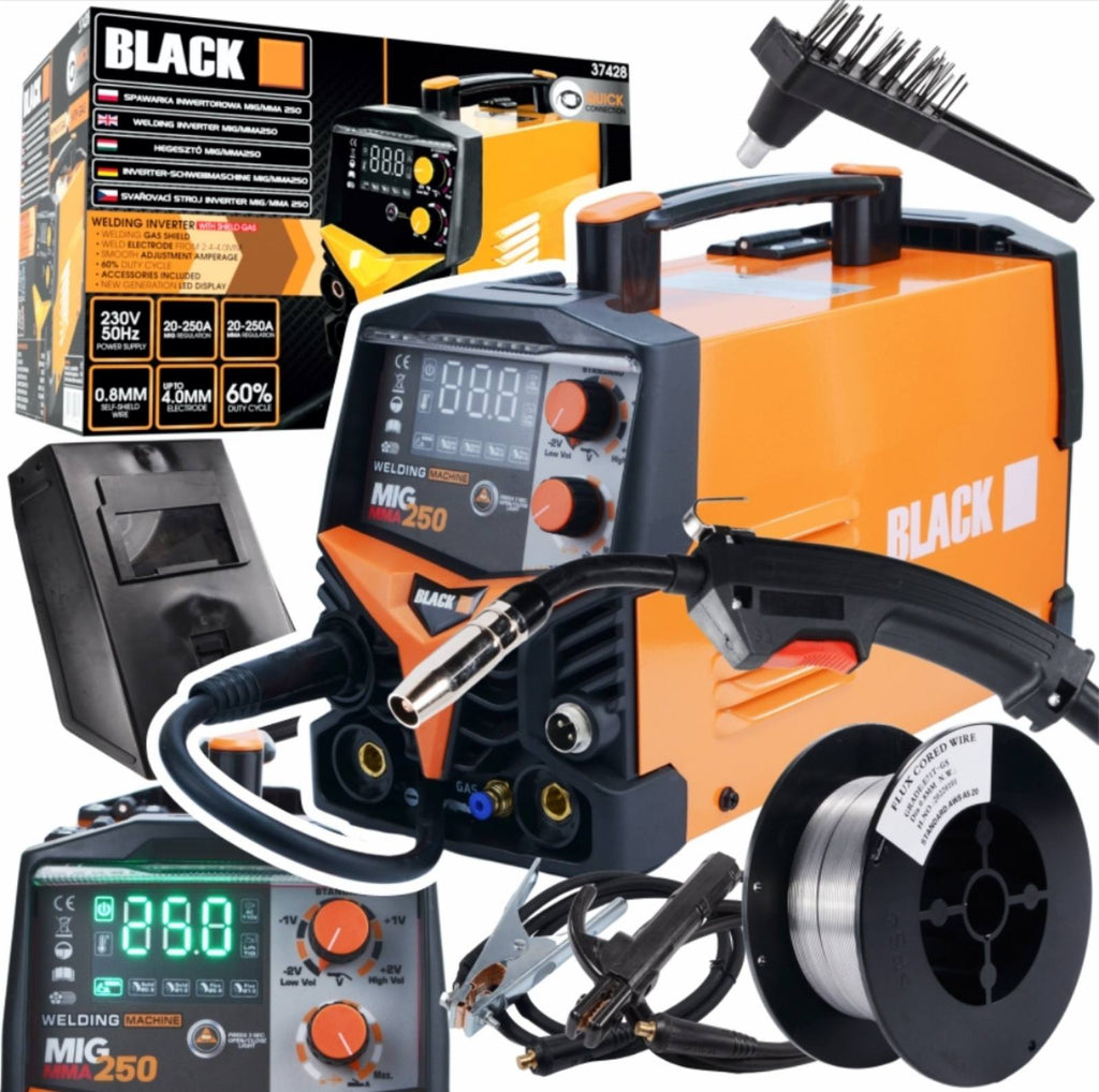 BLACK Aparat za zavarivanje CO2 3u1 MMA/TIG/MIG Gas
