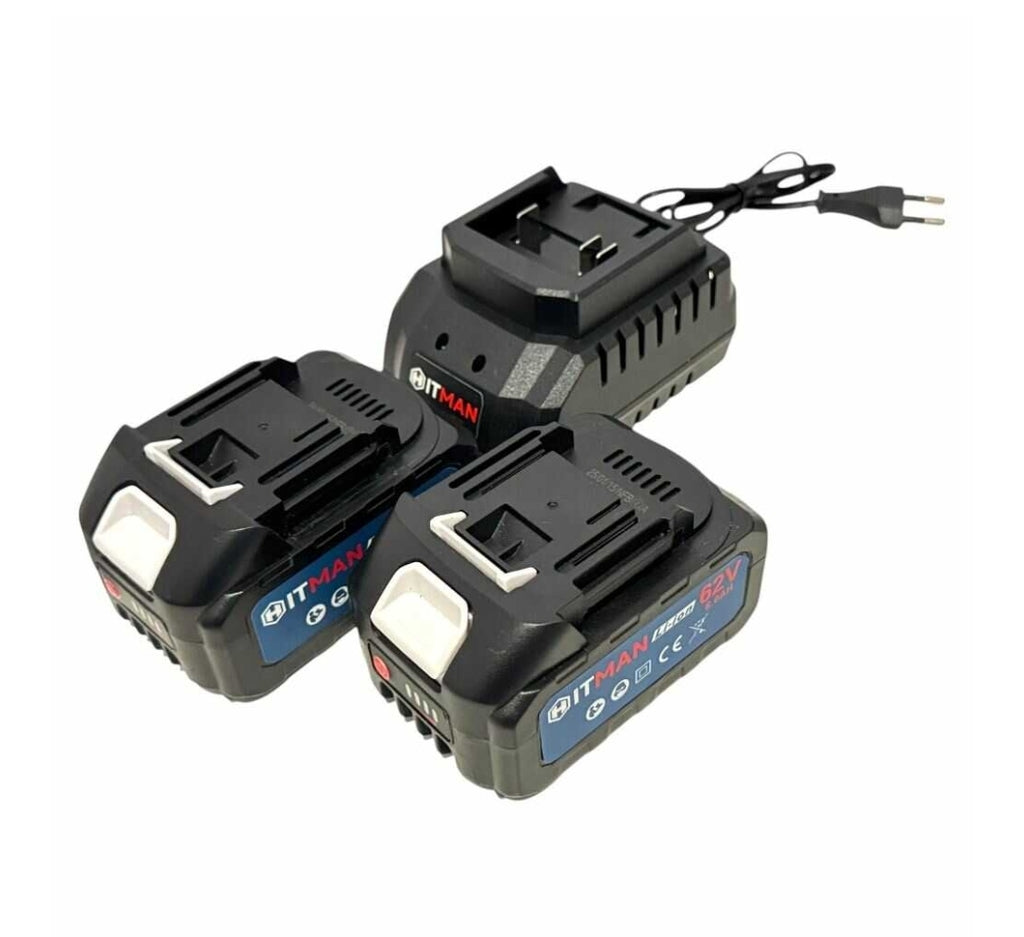 HITMAN Set Aku Alata 62V – Brusilica, Šrafilica, Odvijač i Hilti 4u1