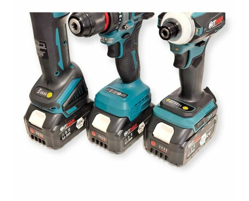 HITMAN Set Aku Alata 3u1 – Brusilica, Šrafilica i Odvijač 62V