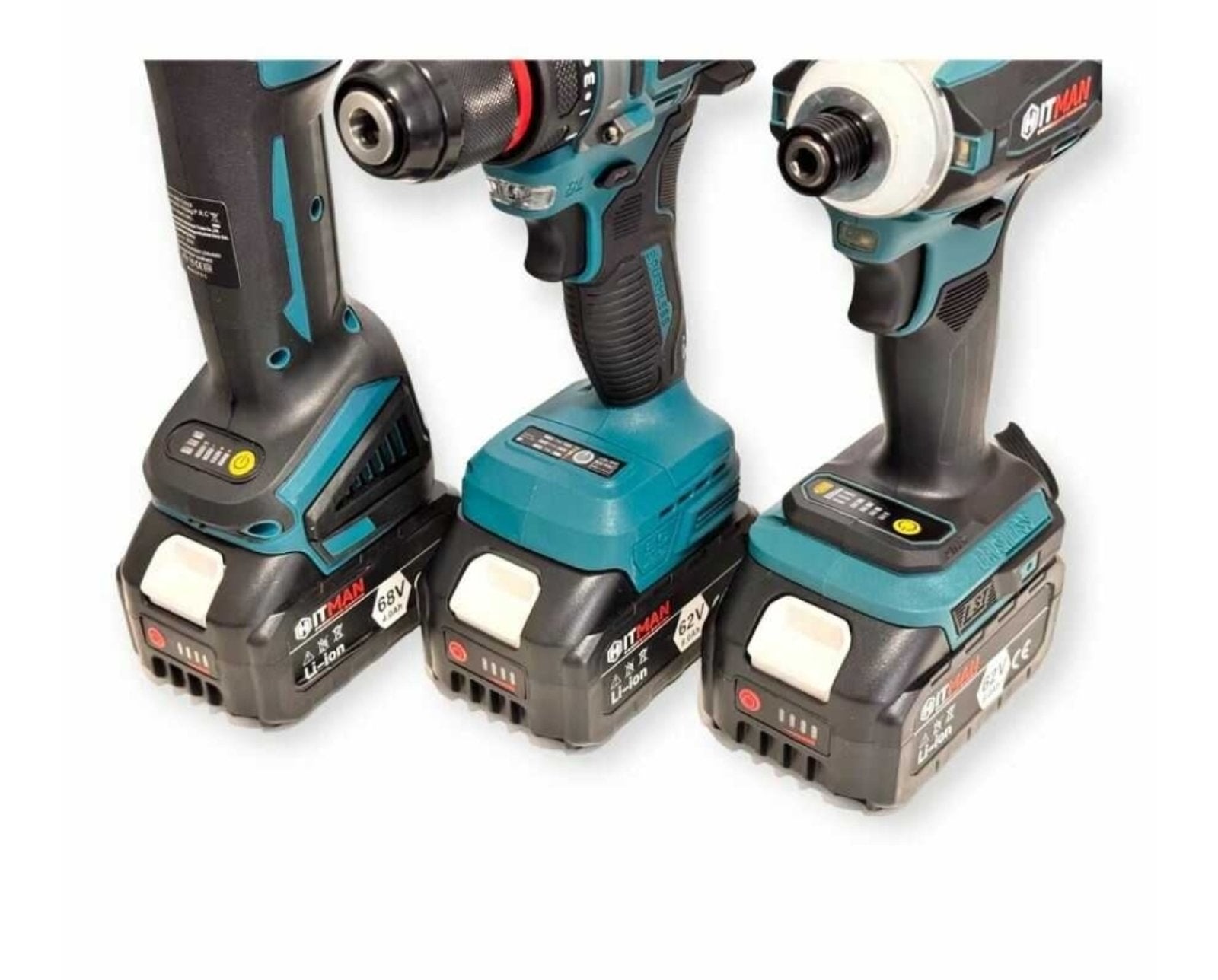 HITMAN Set Aku Alata 3u1 – Brusilica, Šrafilica i Odvijač 62V