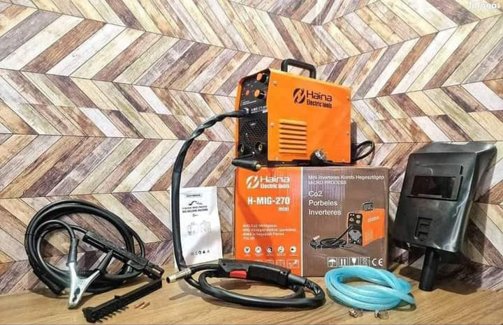 Aparat za zavarivanje C02 - 3u1 HAINA 270A - MMA/MIG/TIG LIFT na elektrode, punjenu žicu i bocu