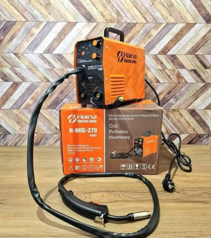 Aparat za zavarivanje C02 - 3u1 HAINA 270A - MMA/MIG/TIG LIFT na elektrode, punjenu žicu i bocu