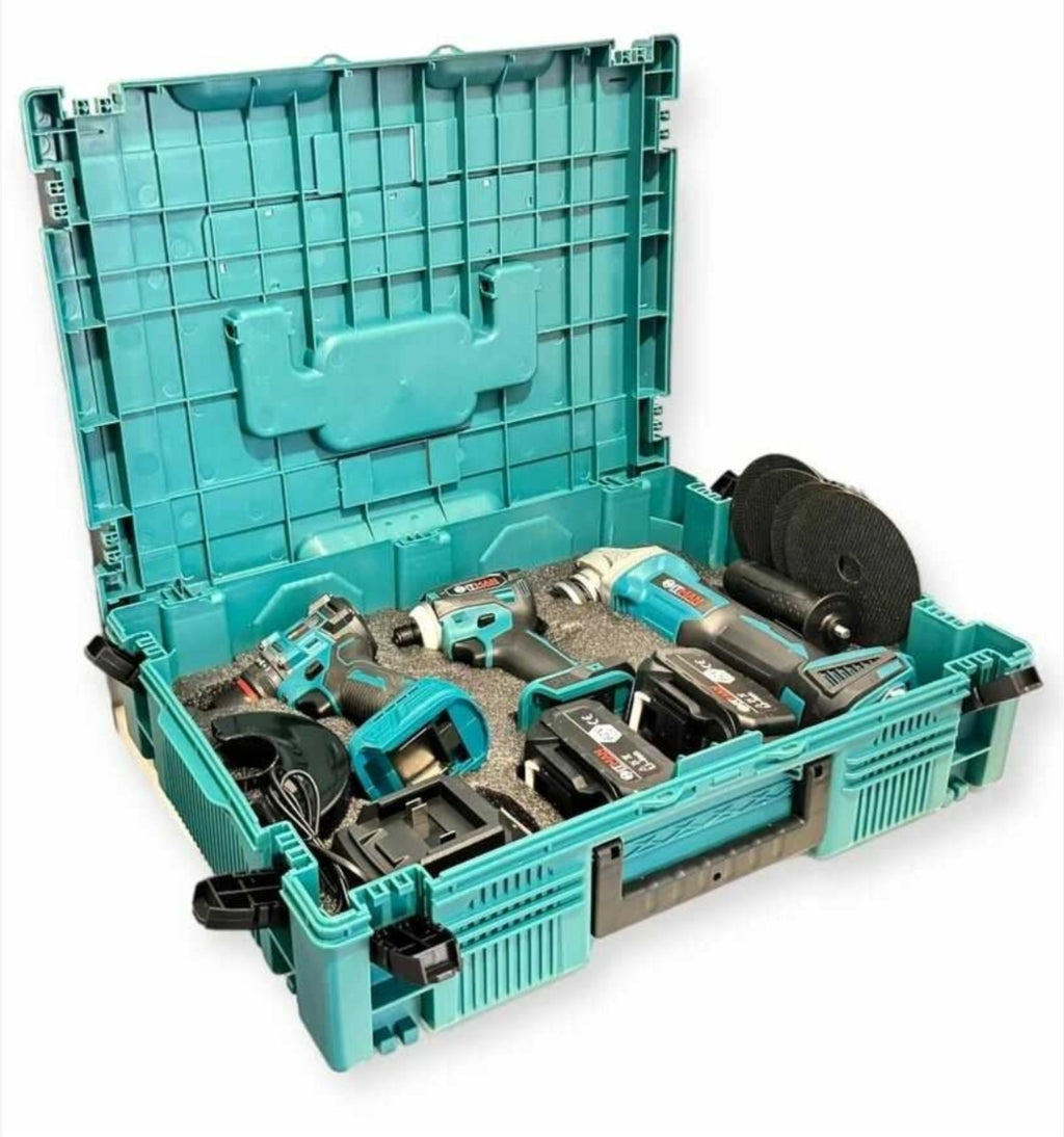 HITMAN Set Aku Alata 3u1 – Brusilica, Šrafilica i Odvijač 62V