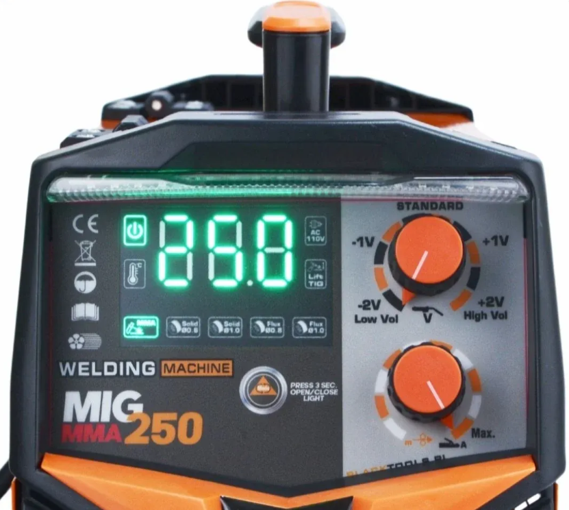 BLACK Aparat za zavarivanje CO2 3u1 MMA/TIG/MIG Gas