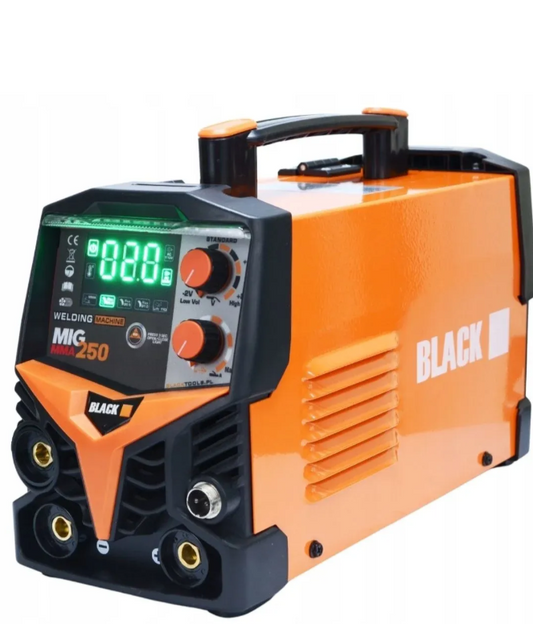 BLACK CO2 aparat za zavarivanje 2u1 MMA/MIG Black 250A